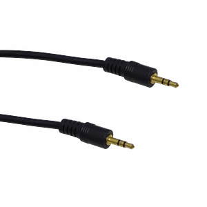 Cable de Audio 3.5mm Macho a Macho, 5m, Estéreo, Negro