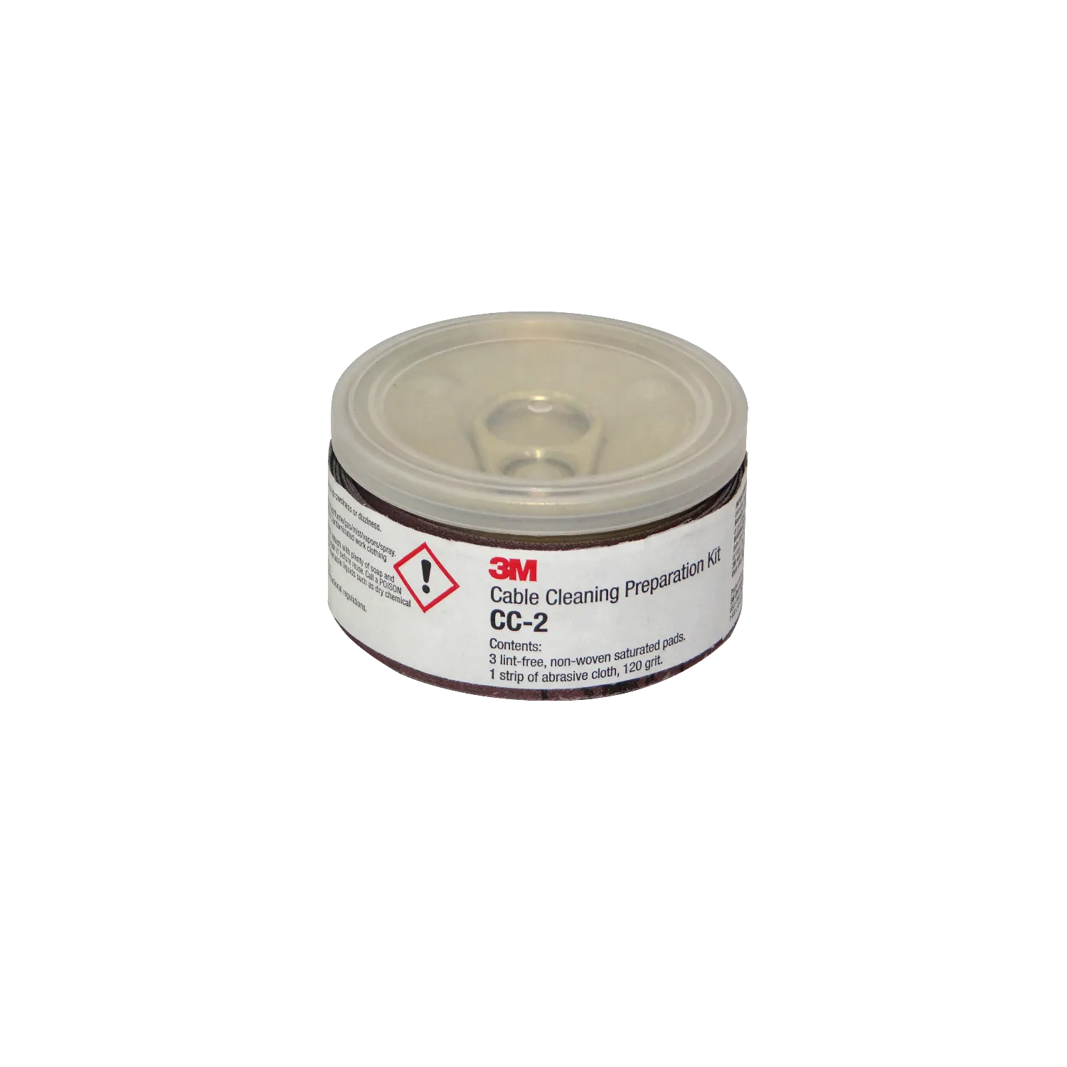 3M Cable Cleaning Preparation Kit 3-pads 120-grit 1
