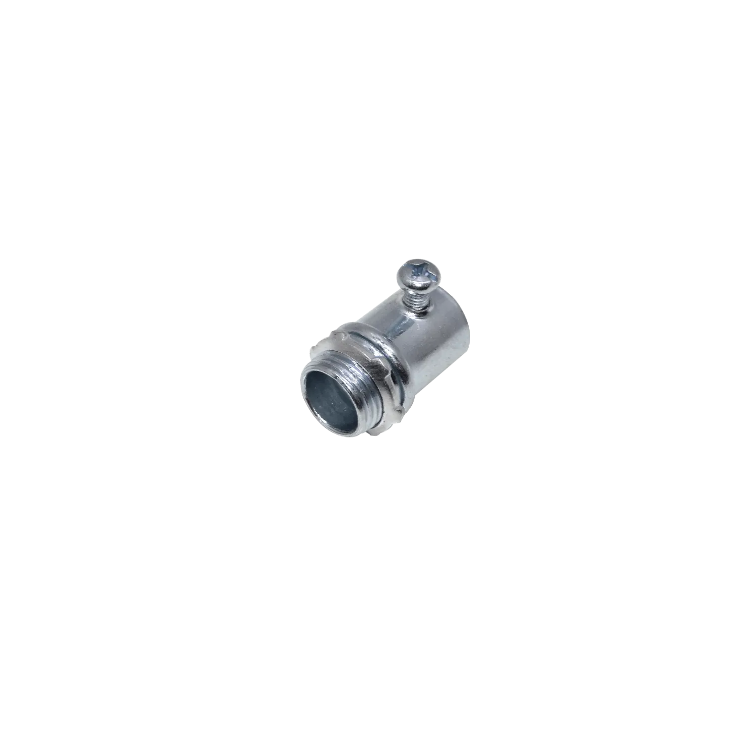 1/2-Pulg Acero Zincado Salida Caja c/Hilo para Conduit Rigido Metalico 1