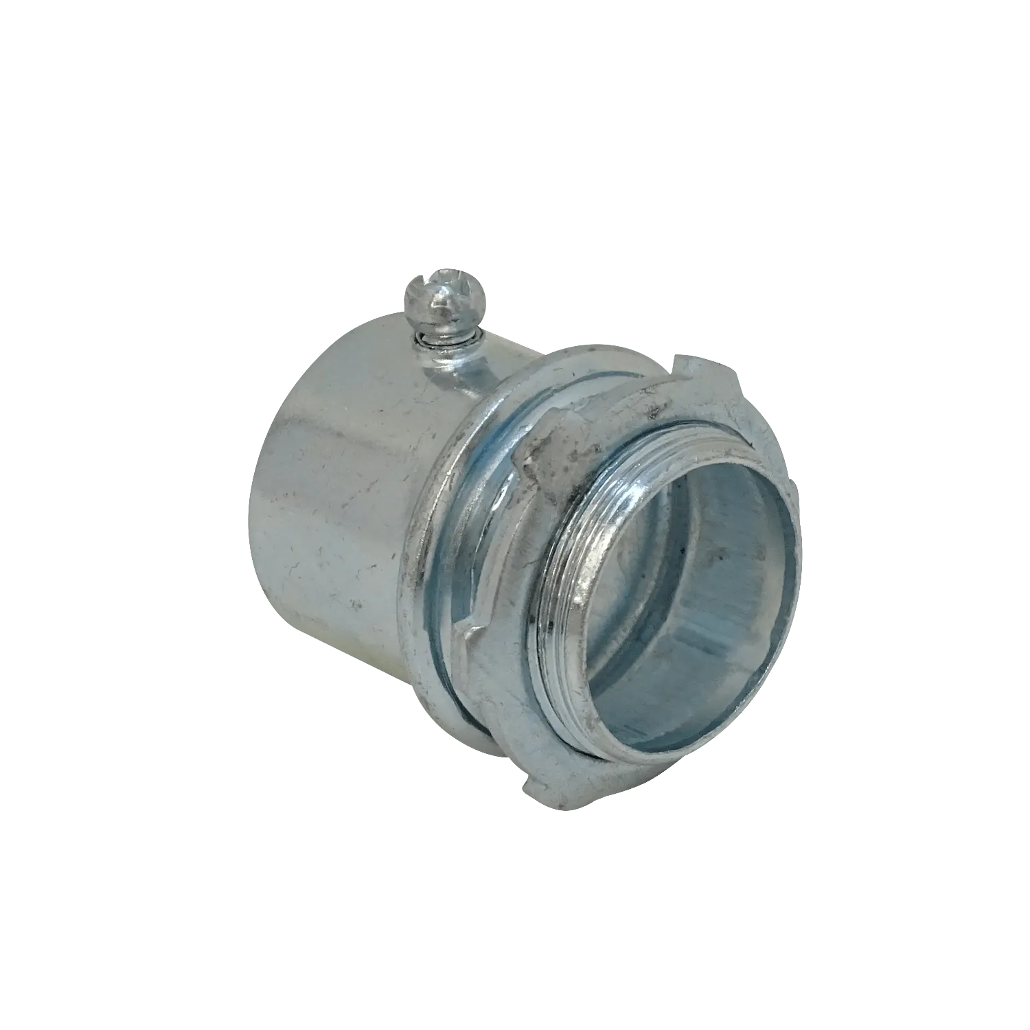 Salida caja zincada Linkchip EMT01 ASA 1 pulg con hilo para conduit rigido metalico 1
