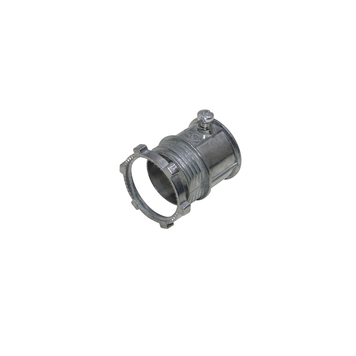 1-Pulg Zinc Salida Caja c/Hilo para Conduit Rigido Metalico E337830 1