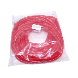 PE Rojo 12mt 12/15/0,85mm Espiral Atrapa Cable Ordenador