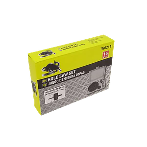 12 Copas Sierras Madera 19-127mm Juego-16-piezas TN0211 FERRETOOLS