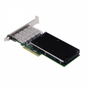 Tarjeta de Red PCIe x8 LR-LINK LREC9804BF-4SFP+ - Cuatro Puertos 10G SFP+, Intel XL710