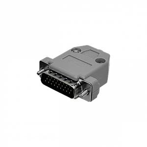 Tapa Plástica DB?Cap 39?mm para Conectores DB15/DB26 Gris