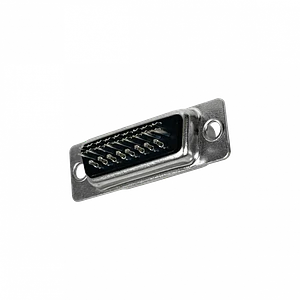 Macho DA-26 DB26 3-Filas 39mm 26-pin Conector Soldable s/Tapa HD26