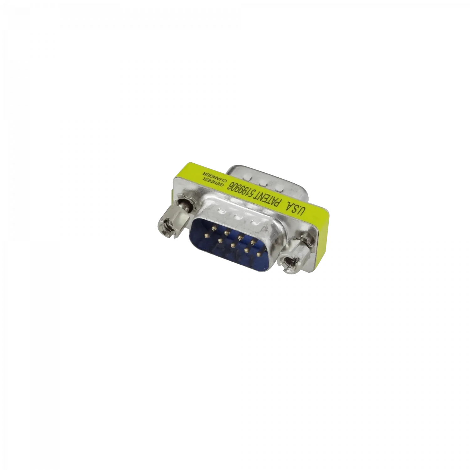 Conector Serial Macho-Macho DB9 sin Cable DE-09/MM 1