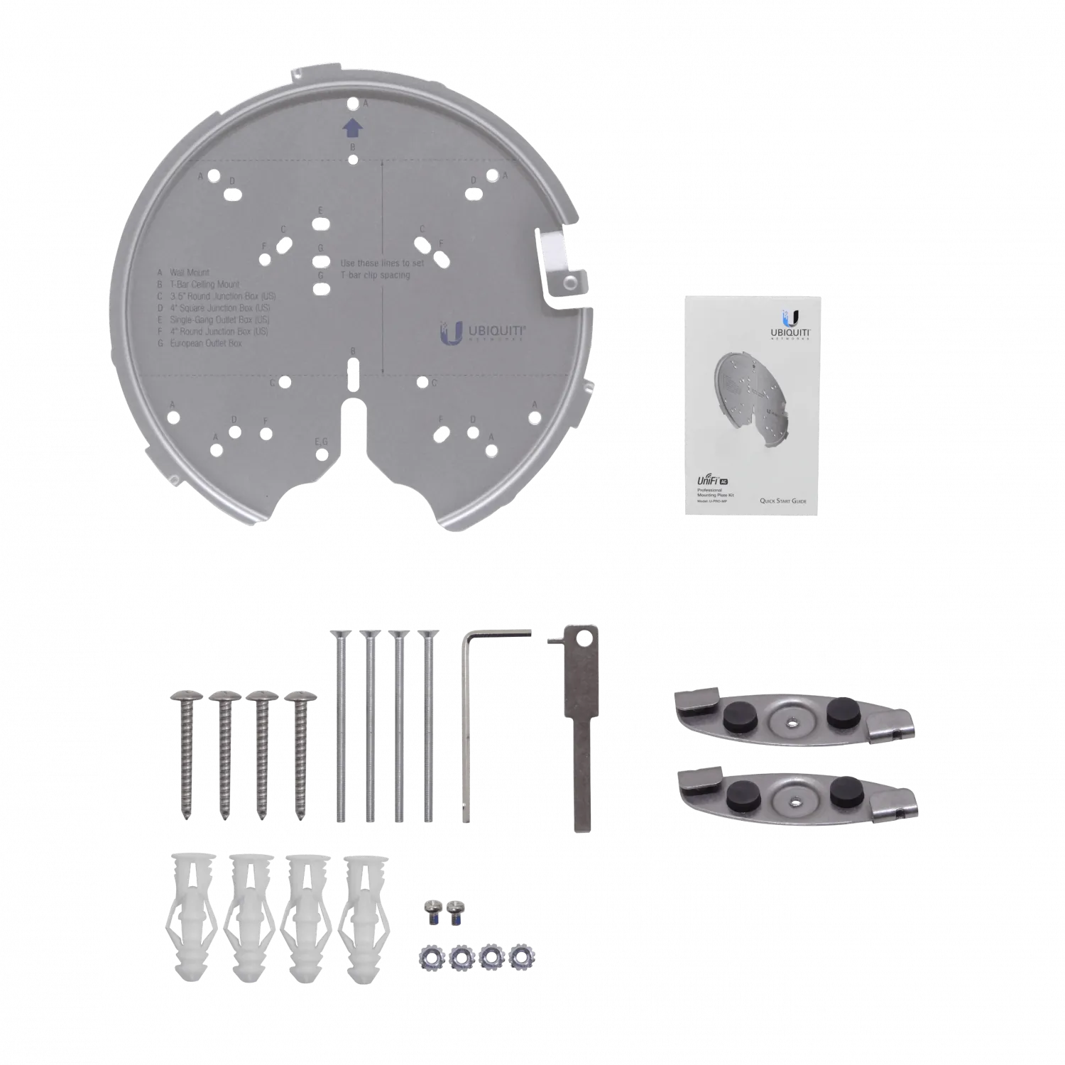 Montaje Ubiquiti U-PRO-MP - Metal de Alta Resistencia, T-Bar para UAP-AC-PRO/HD/SHD 1