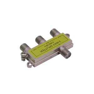 Divisor Coaxial 1x3 F-H a F-H, 5-900MHz, Para TV y RF