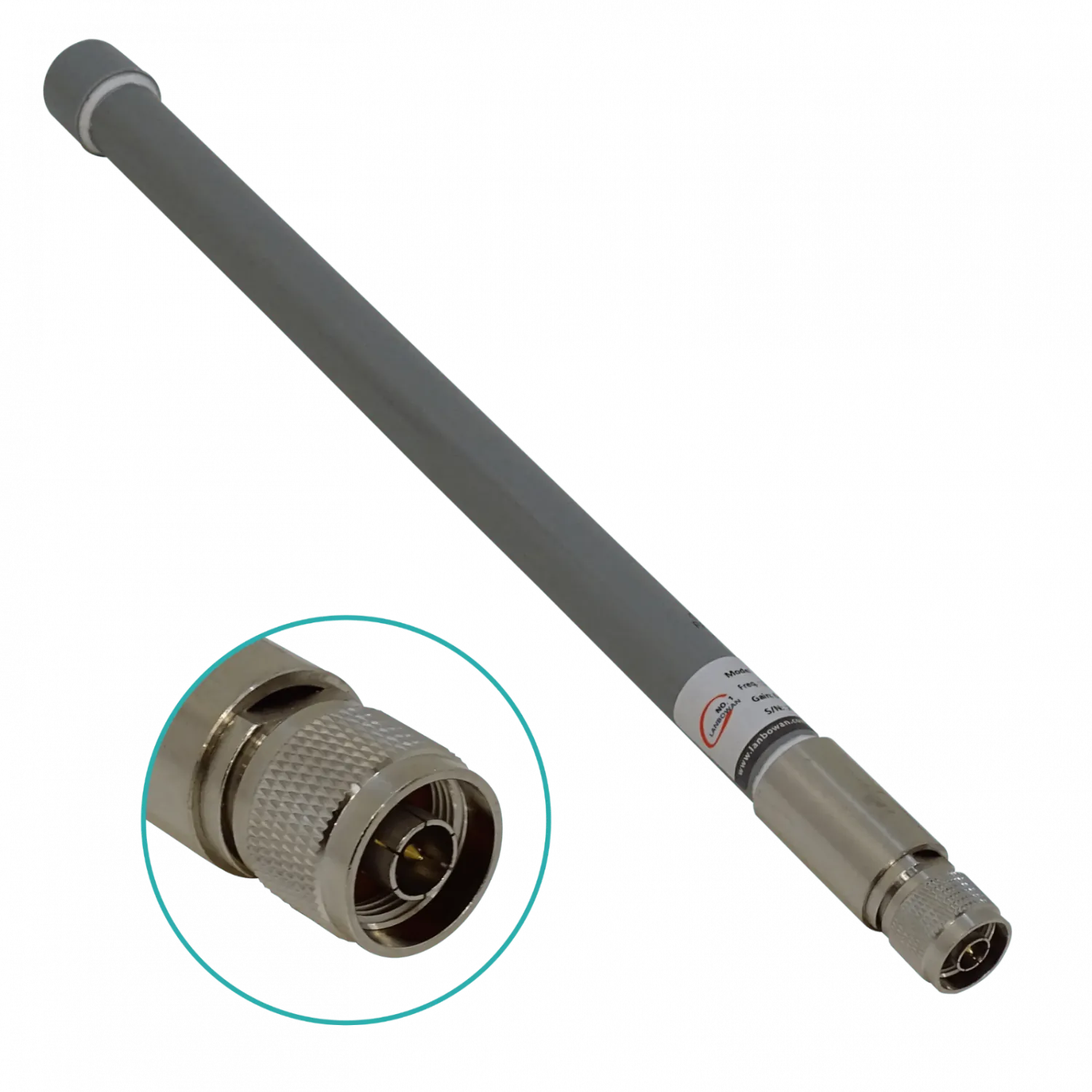 Antena Omni 6dBi/2,4GHz-2,5GHz 8dBi/5,15-5,85GHz 40º N-Macho 20x300mm 1