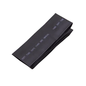 40mm 1mt Negro Termo Contractil Termoretractil 100cm 125ºC 1140V 40/20
