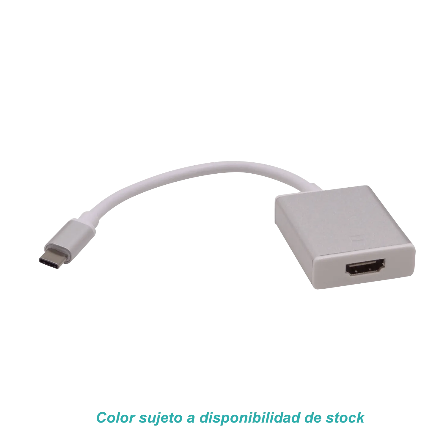 Adaptador USB-C Macho a HDMI Hembra v1.4, 1080p, 12cm, Solo para PC 1