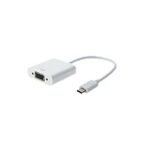 Adaptador USB-C Macho a VGA Hembra USB 3.0/3.1, 10cm, Solo para PC