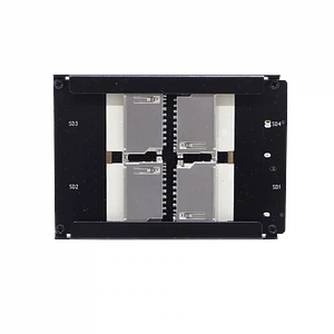 Adaptador 4-SD a 1-SATA-2.5 7+15 emula-Disco-Duro 7mm max-4x128GB