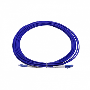 Cable Jumper de Fibra Óptica Monomodo Simplex LC-LC 5m 3.0mm LSZH Blindado - JBSLL5