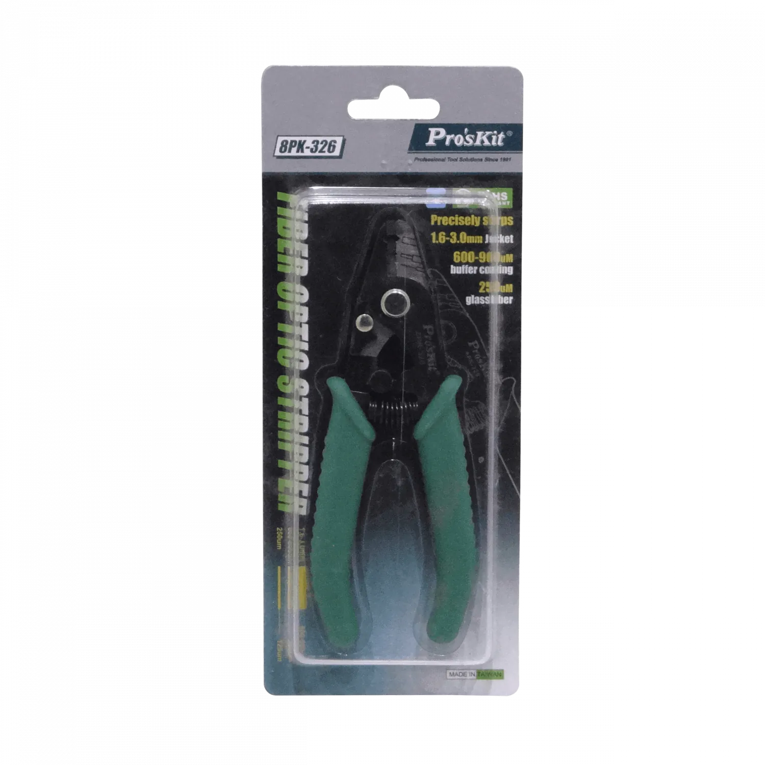 PROSKIT Deschaquetador de Fibra Optica 250um 600-900um 1,6-3,0mm 1