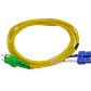 3mt SC/APC-SC/UPC MonoModo SM Duplex Jumper Cable Fibra 3mm - Miniatura 1