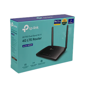 Router 4G TP-Link Archer MR200 con Wi-Fi de doble banda AC750