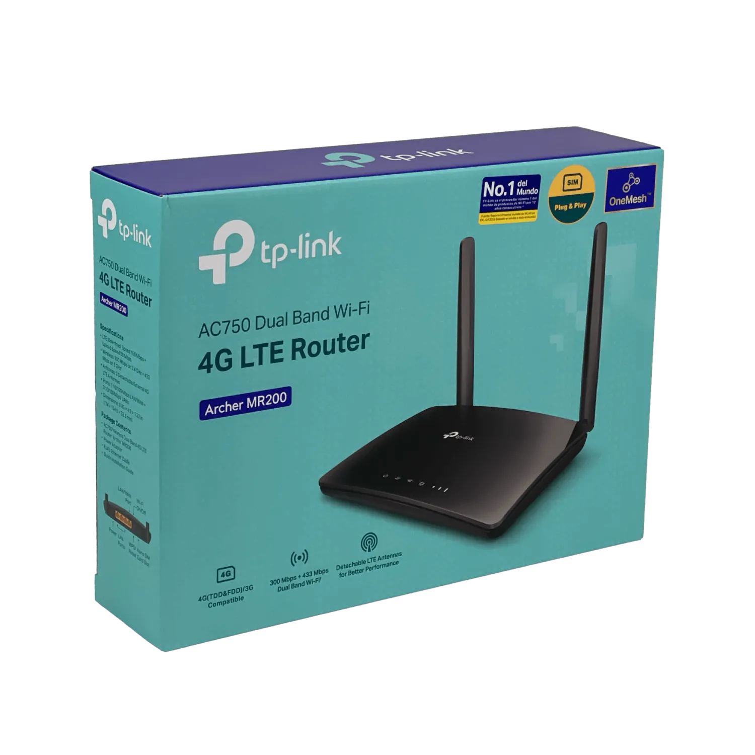 Router 4G TP-Link Archer MR200 con Wi-Fi de doble banda AC750 1