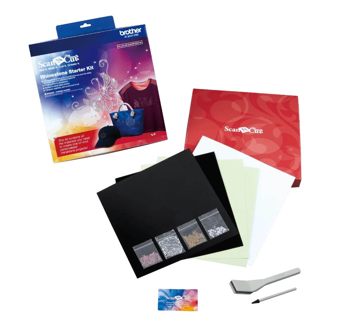Kit de creación de tarjetas Brother ScanNCut CARSKIT1 para proyectos personalizados 1