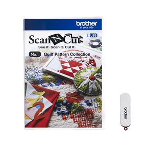Pendrive Brother CAUSB1 patrones quilt ScanNCut2 para plotter