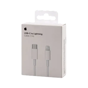 Cable USB-C a Lightning Apple 1m Blanco MUQ93AM/A Original para iPhone y iPad (Sin caja)