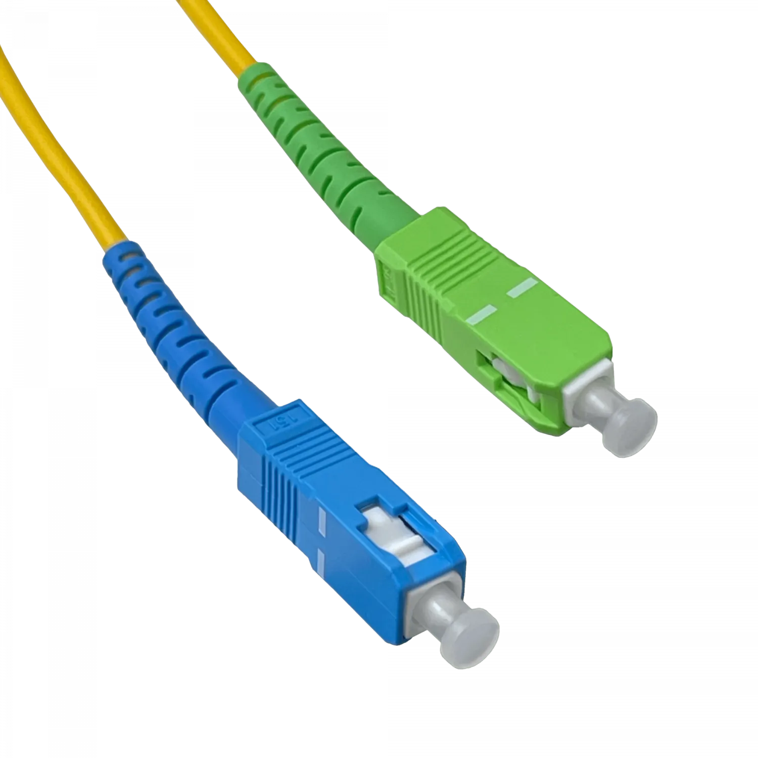 15mt SC/APC-SC/UPC MonoModo SM Simplex Jumper Cable Fibra 3mm 9/125um 1