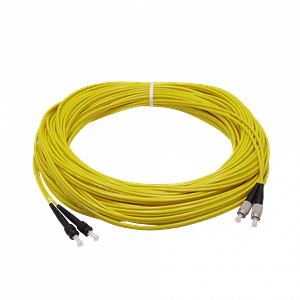 20mt ST-FC MonoModo SM Duplex Jumper Cable Fibra 3.0mm 9/125um LSZH