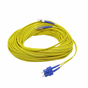 25mt SC-FC MonoModo SM Duplex Jumper Cable Fibra 9/125um 3.0mm