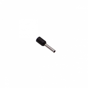 Negro 1,0mm2 8/15mm 100-unid AWG18 Ferrules Terminal Aislado Crimpeabl