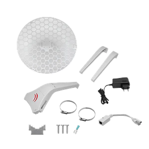 Antena Inalámbrica Exterior MikroTik LHG XL 5 ac - 5 GHz, 27 dBi, Alta Potencia