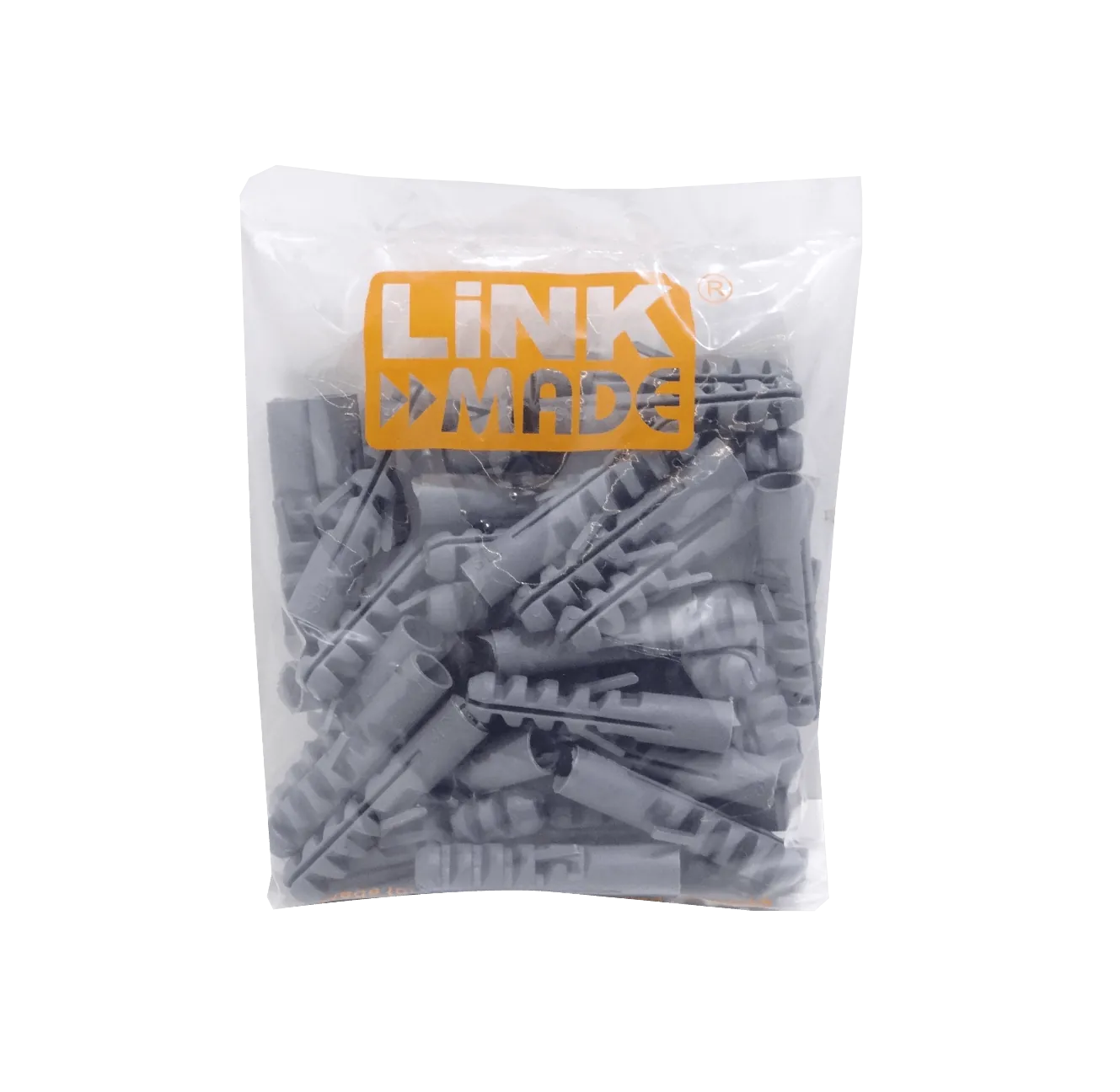50-Unids. 12mm Tarugo Plastico Gris 12x60mm 1