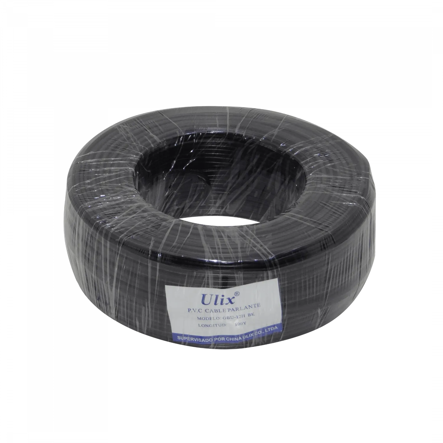 2x16AWG CCA 100mts Cable PVC Negro Paralelo Multifilar Aluminio 1