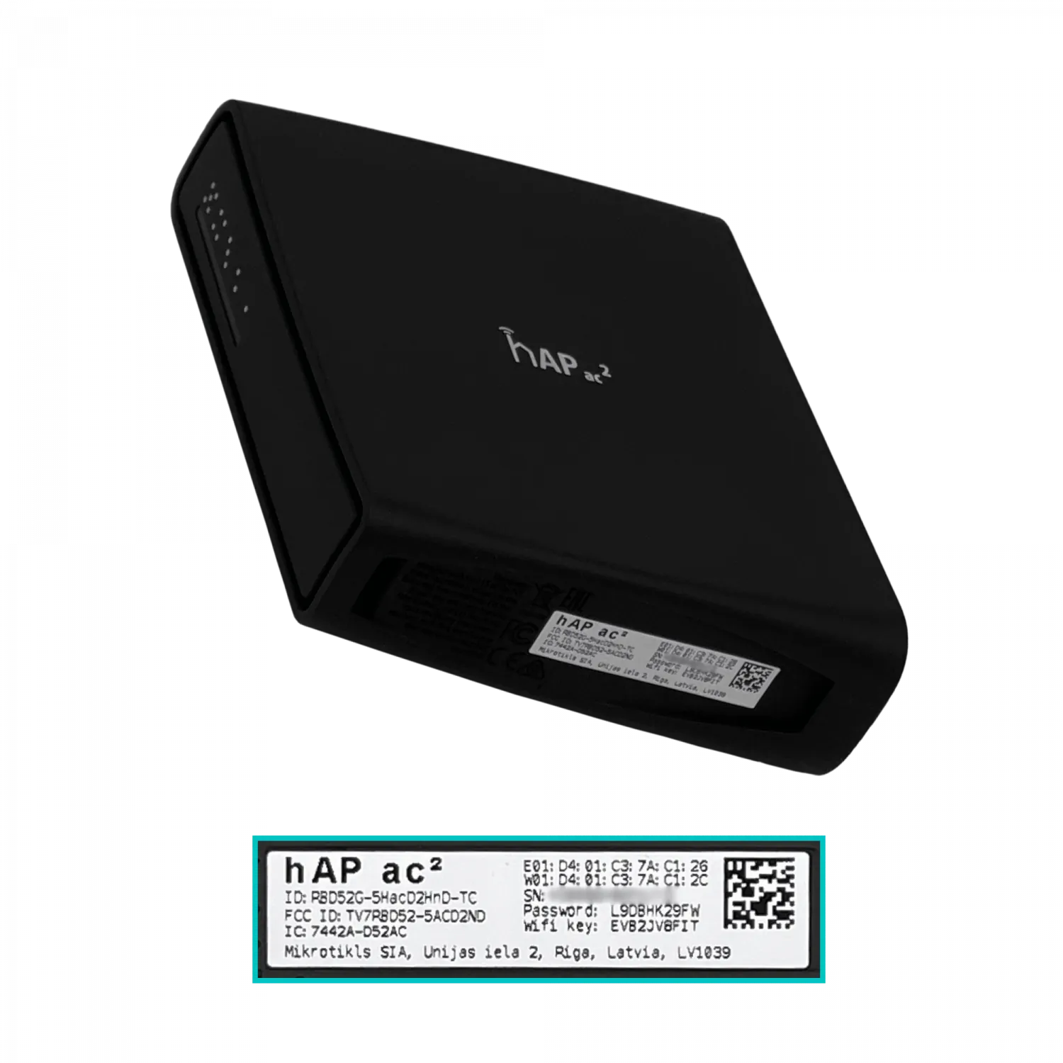 Router Inalámbrico MikroTik hAP ac² - Doble Banda 2.4/5 GHz, 5 Puertos Gigabit, USB, Soporte 3G/4G 1