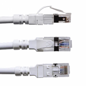 Cable Patch LINKMADE Cat6a Blanco LSZH U/FTP 10m Inyectado Multifilar para Redes Extensas