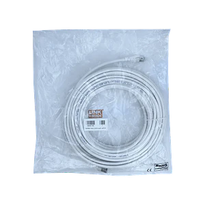 Cable Patch LINKMADE Cat6A U/FTP Blanco LSZH, 15m, Inyectado, Multifilar