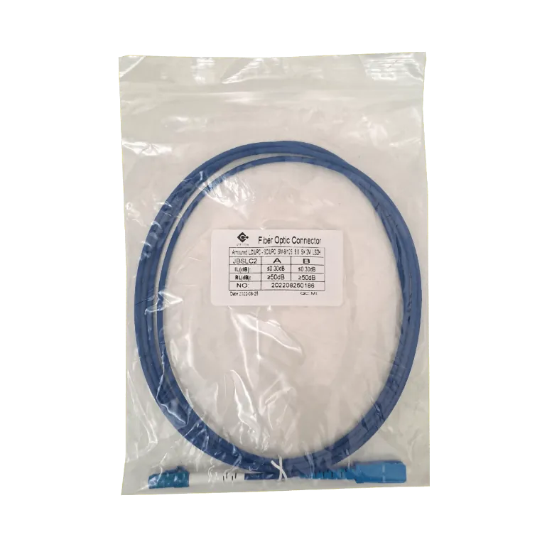 LSZH Blindado 2mt LC-SC SM Simplex Jumper Cable Fibra 3.0mm 9/125um 1