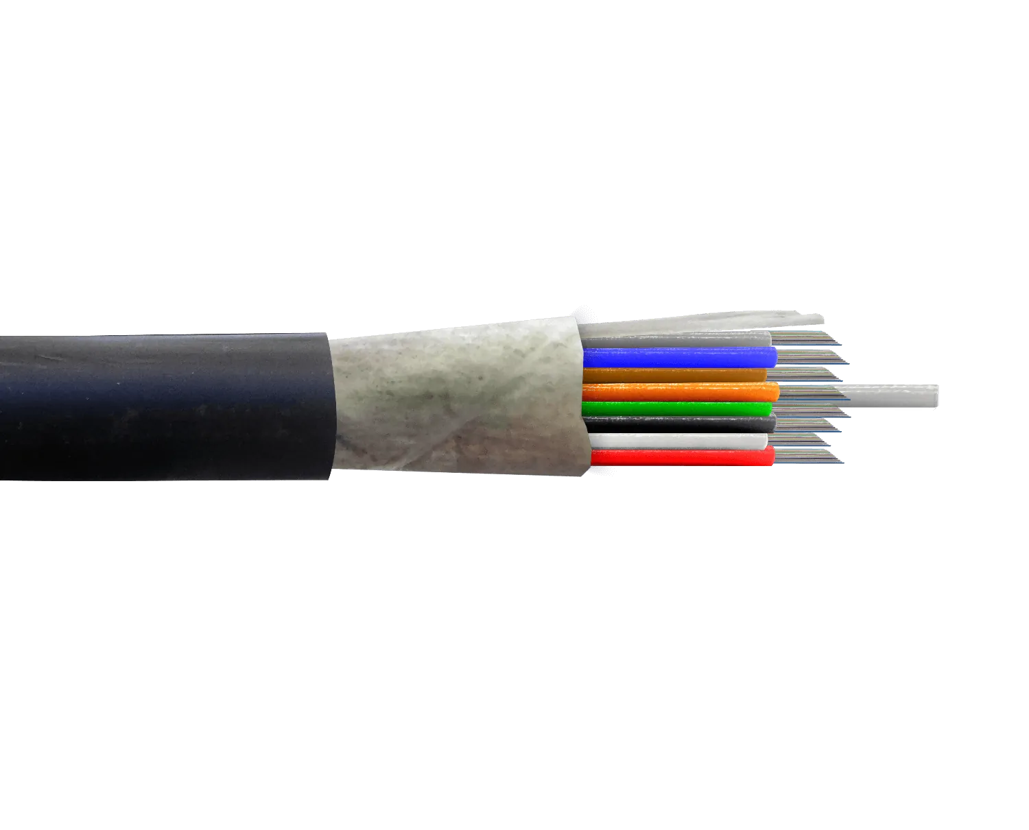 Cable de Fibra Óptica Monomodo 96 Fibras G652D 12x8 Tubos Exterior PE 13mm - CFSK96 1