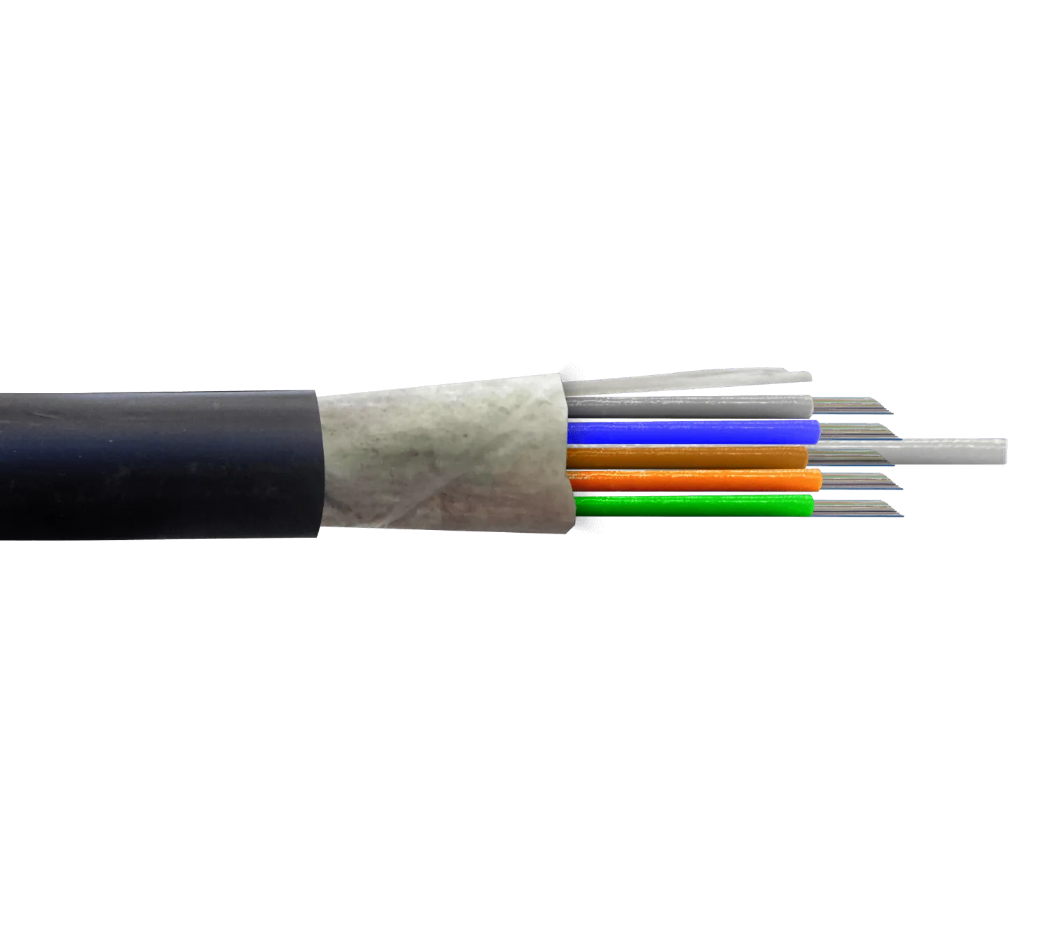 Cable de Fibra Óptica Monomodo 60 Fibras G652D 12x5 Tubos Exterior PE 10mm - CFSK60 1