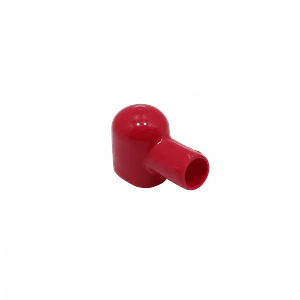 Rojo 22x29x42mm Protector Redondo Aislante para Bateria