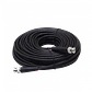 Cable RG59 Coaxial BNC-M a BNC-M, 20m Negro, para CCTV - Miniatura 1