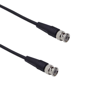 Cable RG59 Coaxial BNC-M a BNC-M, 50m Negro, para CCTV