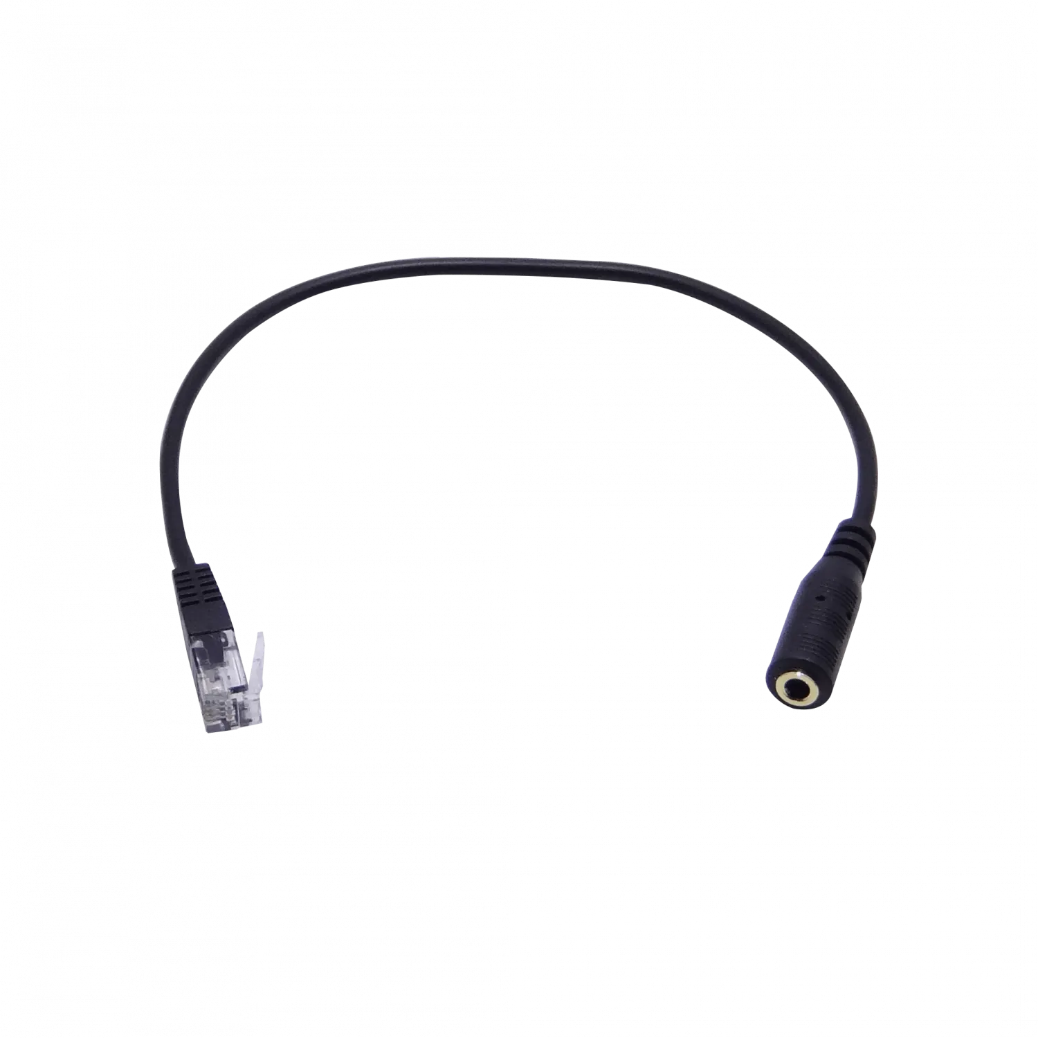 RJ9-Macho a 3,5mm-Hembra Cable 21cm para Auricular en Telefono IP 3.5 1