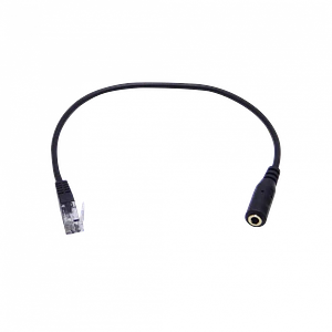 RJ9-Macho a 3,5mm-Hembra Cable 21cm para Auricular en Telefono IP 3.5