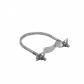 Galvanizado para Poste Redondo Clamp KTL0180 143-180 mm con Tuercas de 23 mm - Miniatura 1