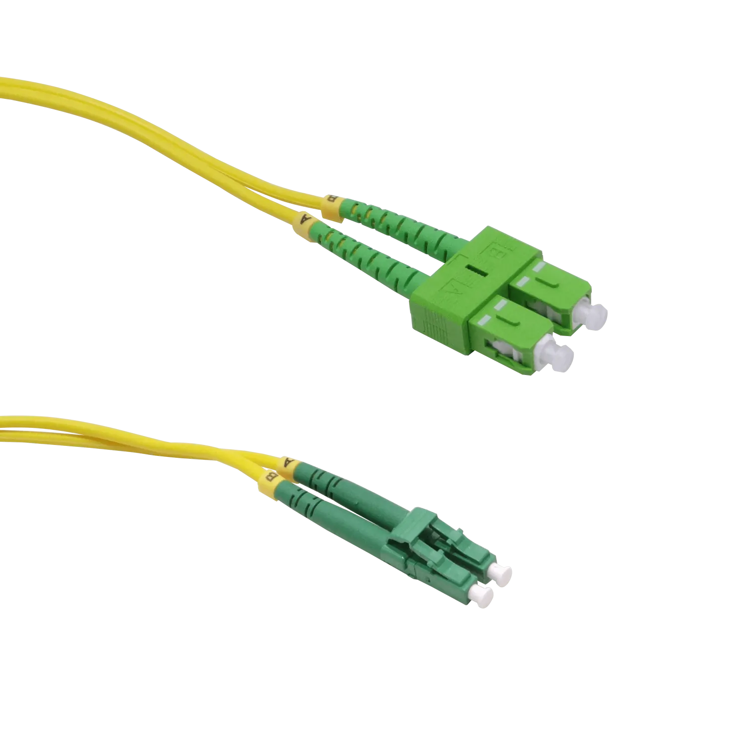 6mt SC/APC-LC/APC MonoModo SM Duplex Jumper Cable Fibra 9/125um 3mm 1