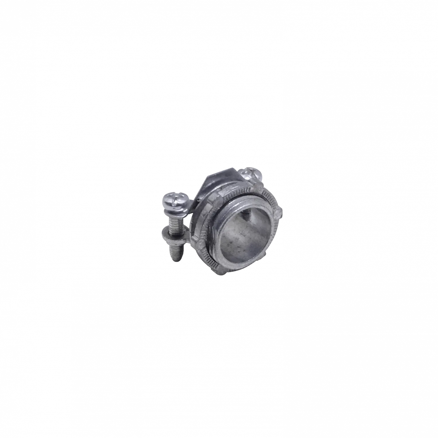 Metalico 1/2-Pulg Union Tipo Clamp Romex para Conduit Flexible c/Hilo 1