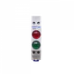 CHINT Verde/Rojo Luz Piloto LED 230VAC 20mA 4-pin para Riel Din - Miniatura 1