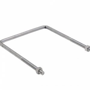 Abrazadera para Poste 9/16 BT, 240x260x14x115mm, Tuercas 22mm