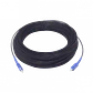 Negro Drop 50mt SC/UPC MonoModo SM SX Jumper Cable Fibra G652D - Miniatura 1